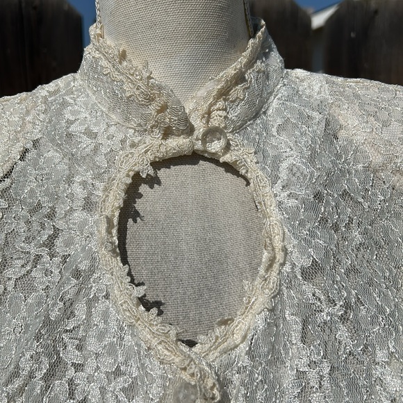 Vintage Dana Scott Lace Dress - Picture 4 of 11